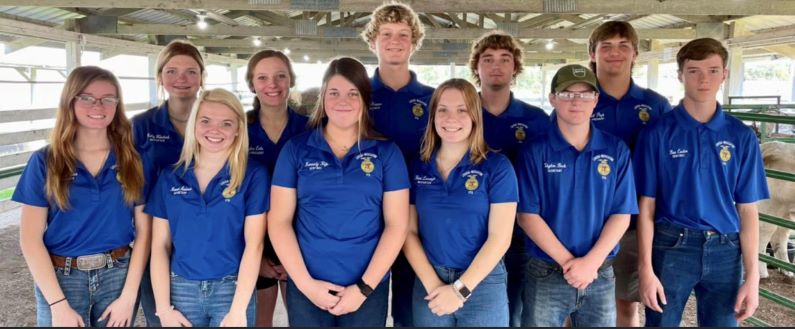 FFA Officers at Louisa County Ag Safety Day
